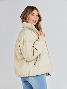 Doudoune d'hiver de haute qualité pour femmes vente en gros en vrac élégant léger à la mode manteau de mode vêtements d'extérieur chauds - Product Image 2