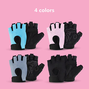 Exercices d'haltérophilie Vente en gros Fitness Training Gym Palm Protect Gants d'entraînement respirants pour demi-doigt - Product Image 2