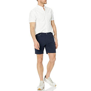 Vente directe d'usine Shorts décontractés pour hommes couleur unie Plus Size Shorts d'entraînement pour hommes Nouveaux shorts à la mode pour hommes - Product Image 4