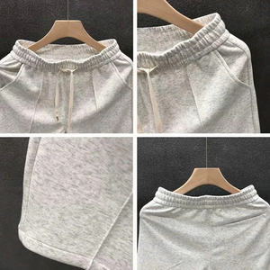 กางเกงขาสั้นลำลองเหนือเข่าทำจากผ้าขนแกะสองด้านนุ่มมอบ NH59สบายระบายอากาศได้ดีในสไตล์ที่ผ่อนคลาย - Product Image 5