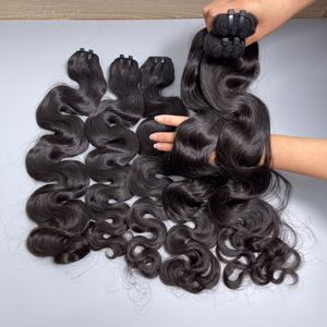 Máquina de extensiones de cabello Remy virgen de 30 pulgadas de alta calidad del fabricante de Vietnam Tejido humano crudo de doble trama Onda de muchas longitudes - Product Image 3
