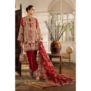 Pantalones de Traje para Mujer Crimson Wedding Edition '25 Artisan Story TC-1142 - Product Image 1