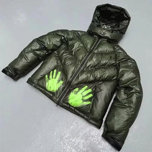 Veste d'hiver matelassée de haute qualité pour hommes, décontractée, respirante, en tissu de laine, fermeture éclair, veste de gros - Product Image 1