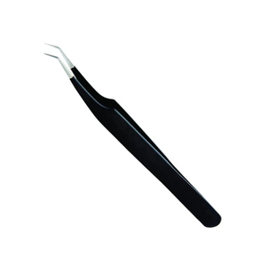 Pinzas de extensión de pestañas de volumen de Color desnudo, pinzas de extensión de pestañas con logotipo personalizado, agarre de diamante, acero inoxidable, venta al por mayor, pinzas de Color arcoíris - Product Image 4