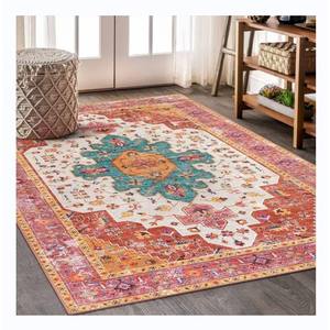 Tapis en polyester sur mesure extra large pour salon, anti-déversement, facile à nettoyer, antidérapant, décoration moderne pour la maison, fabriqué à la machine - Product Image 3