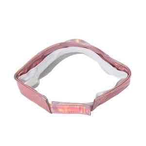 High Quality <b>Sun</b> Visor <b>Hats</b> Women <b>Men</b> Holographic PVC <b>Sun</b> Visor Outdoor <b>Sun</b> PU Leather Visor <b>Hat</b> - Product Image 5