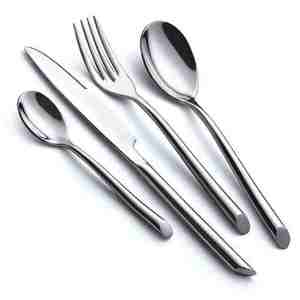 Ensemble de fourchettes et cuillères de restaurant pour la cuisine à domicile ensemble de couverts en acier inoxydable de qualité alimentaire - Product Image 3