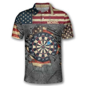 Maillot de sublimation professionnel pour fléchettes, tissu à séchage rapide, uniforme d'équipe personnalisé pour les tournois d'entraînement et les vêtements de sport - Product Image 5