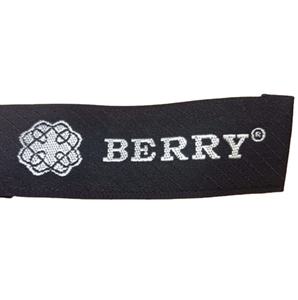 Étiquettes de vêtements personnalisées écologiques tissées, bord découpé au laser, 100 % polyester, étiquettes principales, étiquettes de col, autres applications, en rouleau - Product Image 3