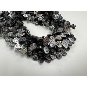 Natural Shell Coral Bone <b>Loose</b> <b>Beads</b> for Jewelry Making-Pink White Black MOP Cloud Flower <b>Bead</b> - Product Image 3