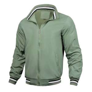 Chaquetas informales de alta calidad para hombre, cuello levantado, secado rápido, transpirable, sostenible, cómodo, invierno, relleno de algodón, cremallera recubierta - Product Image 5