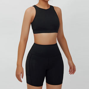 Ensemble de sport et yoga personnalisé de haute qualité avec logo – Motif uni – Soutien-gorge et ensemble 2 pièces pour femme – Collection 2026 - Product Image 3