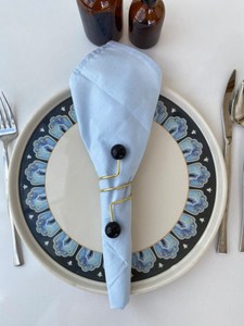 Anneaux de serviette design feuille d'argent en alliage créatif derniers anneaux de serviette pour table de mariage vente en gros porte-mouchoirs décor de fête - Product Image 6