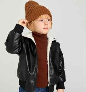 Vestes en cuir de haute qualité pour enfants, unisexe, avec logo personnalisé - Product Image 5