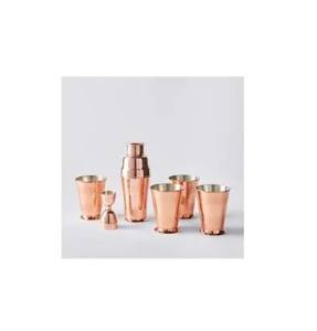 Mini shaker à cocktail en acier inoxydable personnalisé Unique 500ml Mélangeur de boissons pour bar Matériau PC argenté - Product Image 5