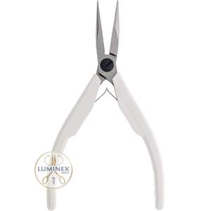 Lindstrom 7891 Snipe Nose <b>Pliers</b> With Textured Jaws, Stainless Steel Build And Ergonomic Plastic Grip For Jewelry Work - Product Image 4