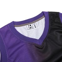Ensemble de maillots de basket-ball réversibles personnalisés OEM en polyester 100% anti-odeur pour hommes
