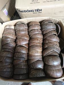 Lot de 4 bols en noix de coco bio Plat en noix de coco naturelle pour les fêtes d'été et la décoration intérieure-Écologique - Product Image 2