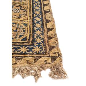 Alfombras de Lana Hechas a Mano Aalam Gold, Tejido Plano de 10 mm, Patrones Rectangulares con Medallón para el Hogar, Sala de Estar y Dormitorio - Paem-1403 - Product Image 4