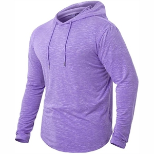 Sweat-shirt à capuche violet lavande, doux et décontracté, pour un usage quotidien, taille et design personnalisés - Product Image 3