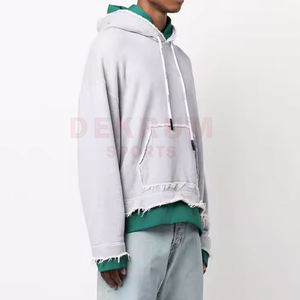 Sudadera con Capucha para Hombre, Diseño 2026, Color Personalizado, Superventas, Estilo Desgastado, Transpirable, Informal, de Invierno, Manga Larga - Product Image 3