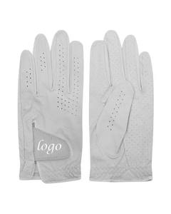 Meilleures ventes de gants de golf en cuir véritable Cabretta souple de qualité supérieure personnalisés pour gaucher gants de golf de haute qualité pour les sports professionnels applicables et respirants - Product Image 1