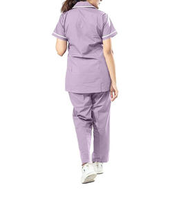 Uniforme de Enfermera Unisex al por Mayor, Conjunto de 2 Piezas de Verano, Manga Corta, Elástico, para Hospital, Médico, con Logotipo Personalizado, Estilo Jogger - Product Image 2