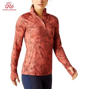 OEM Venta al por mayor Mujeres Quick Dry Baselayer Sun Shirt Fall Horse Riding Shirt Ropa ecuestre - Product Image 1