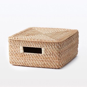 Paniers de rangement circulaires plats en rotin naturel Artex Green Earth, faits à la main, écologiques, modernes et multifonctionnels, fabriqués au Vietnam - Product Image 1