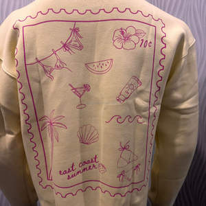 Col montant sur mesure sérigraphié brodé en coton polaire confortable chaud poids lourds sweats couleur crème 450 GSM - Product Image 4