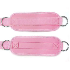 สายรัดข้อเท้าไนลอนแบบปรับได้สำหรับออกกำลังกาย สายหนังปรับระดับได้สำหรับเครื่องออกกำลังกายแบบใช้สายเคเบิล อุปกรณ์ฟิตเนส ป้องกันข้อเท้าสำหรับเล่นกีฬา - Product Image 3