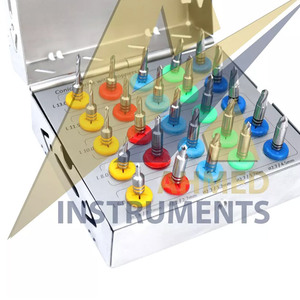 ชุดหัวสว่านทรงกรวยสำหรับทันตกรรมรากฟันเทียม25ชิ้นพร้อมจุกและกล่องจัดระเบียบโดยใช้เครื่องมือผ่าตัด - Product Image 5