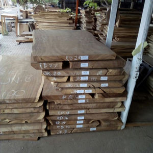 Losas de Madera Maciza con Borde Natural, Ecológicas y Duraderas (Suar/Monkey Pod) para Mesas de Comedor y Conferencias, Diseño Moderno para Hoteles - Product Image 1