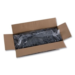 Cuillères à café jetables en polypropylène noir robuste Boardwalk, 1000/carton - Product Image 3