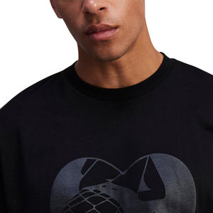 Camisetas de entrenamiento de gimnasio de manga corta para hombre de alta calidad, ropa deportiva de algodón 100% impresa personalizada, venta en línea - Product Image 3