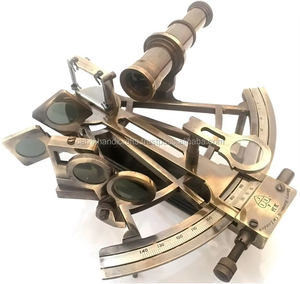 Sextante Náutico Artesanal de Latón Macizo CALVIN HANDICRAFT, Astrolabio Náutico, Sextante, Regalo, Decoración para el Hogar - Product Image 6