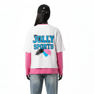 เสื้อยืดผู้หญิงคุณภาพพรีเมียม แขนยาวสองชั้น พิมพ์ลายแฟชั่น ผ้าฝ้าย ระบายอากาศดี ขายดี - Product Image 2