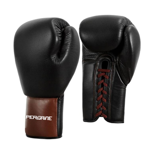 Gants de boxe en cuir véritable personnalisables à fermeture à lacets durables de haute qualité au prix de gros pour le poinçonnage - Product Image 2
