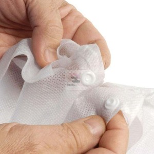 Bata de laboratorio médica no tejida al por mayor uniformes médicos bata unisex - Product Image 6