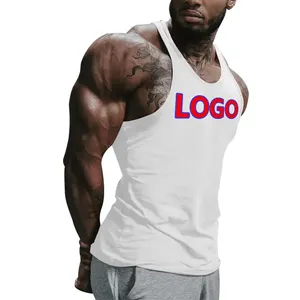 Custom Snelle Droge Mouwloze Atletische Shirt Casual Fitness Outdoor Hardlopen Gym Kleding Singlet