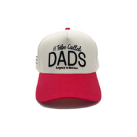 Gorra de Béisbol de 5 Paneles con Bordado Plano en 3D, Letras Bordadas en Dos Tonos, Estilo A-Frame, Logotipo Personalizado