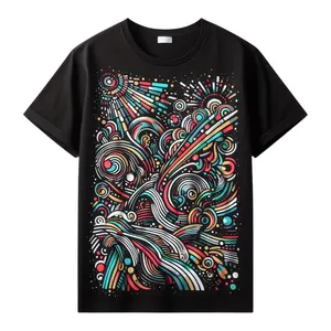 New Arrival Sublimation T-Shirt Best Quality Custom graphics T-Shirt 100% Cotton 180gsm Short Sleeve custom graphic mens T-shirt