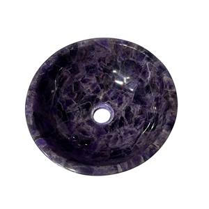 Beautiful Gorgeous Handmade Natural Amethyst Stone Sink <b>Bowl</b> With Fine Polished <b>Bowl</b> in Buyer Affordable Price of Manufacturing - Product Image 3
