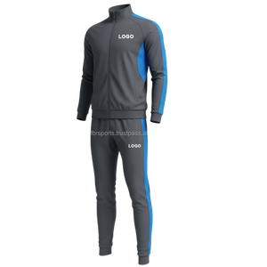 Conjunto Deportivo de Invierno para Hombre, Chaqueta con Cremallera de Algodón Premium y Pantalones Jogger para Gimnasio y Running - Product Image 1