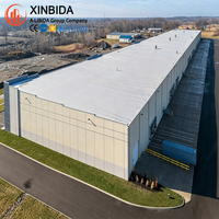 Bâtiment d'entrepôt frigorifique en acier structurel, entrepôt métallique préfabriqué pour le stockage industriel de matières premières réfrigérées