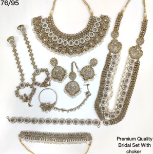 ชุดสร้อยคอ kundan ทำด้วยมือแบบออนไลน์ล่าสุดของอินเดียเครื่องประดับแฟชั่นแบบชาติพันธุ์ที่กำหนดเองสำหรับวันครบรอบ - Product Image 5