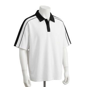Chemises polo de haute qualité, nouveau design, couleurs variées, impression de logo personnalisé, broderie OEM, hommes, 260 g/m², golf, surdimensionnées, polos pour hommes - Product Image 1