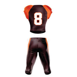 2025 Uniforme de fútbol americano con logotipo personalizado Superventas con características transpirables y mangas cortas Nuevo diseño por encargo - Product Image 2