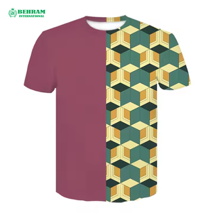 T-shirt unisexe pour homme, tendance, respirant, écologique, col rond, coupe ample, haute qualité, 100% coton, fabriqué en usine, tissu doux - Product Image 2