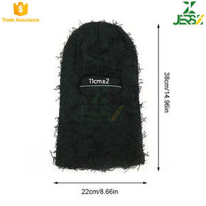 Nuevo pasamontañas de Hip Hop, gorros de punto desgastados, máscara de esquí de cara completa para mujer, gorros de pasamontañas de esquí borrosos de camuflaje al aire libre - Product Image 6